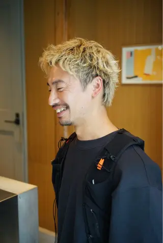 ショート パーマ メンズ 美容室soi所属・メンズ特化/石田 凱土のヘアスタイル