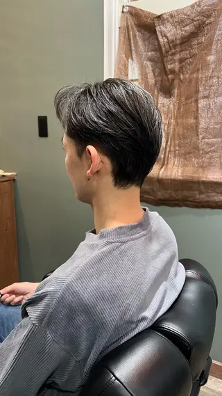 ミディアム メンズ 荻沼 快のヘアスタイル