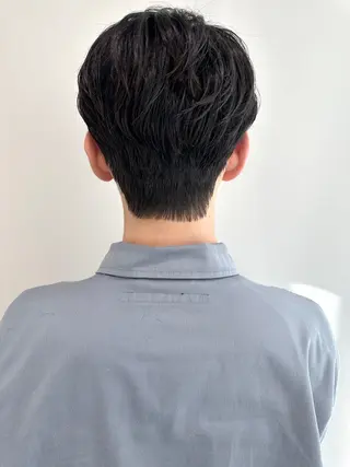 パーマ メンズ 松浦ゆずき 韓国/ 診断/ダウンパーマのヘアスタイル