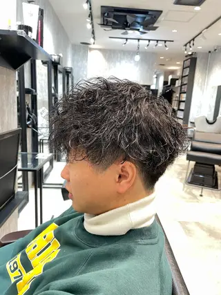 ショート カラー パーマ メンズ 🔥メンズ超特化🔥 青木海斗のヘアスタイル