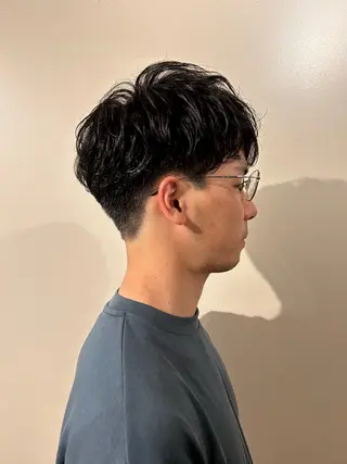 パーマ メンズ あべ しおりのヘアスタイル