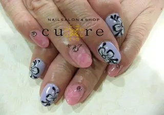 ミディアム ネイル ネイルサロン Cureのネイルデザイン