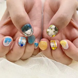 ショート 池袋痛ネイル Nok. 渡辺のネイルデザイン