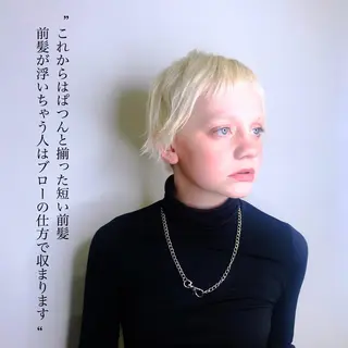 ショート 苅北 泰輔のヘアスタイル