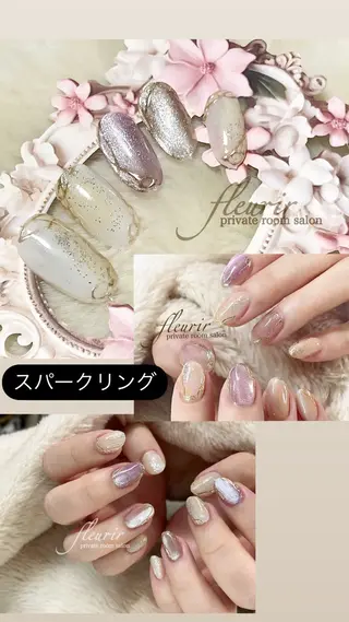ネイル フルリール 【プライベートサロンのネイルデザイン