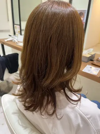 ミディアム 山内 優奈のヘアスタイル