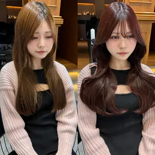 ロング 原宿/韓国レイヤー ボブ/顔周りYasuのヘアスタイル