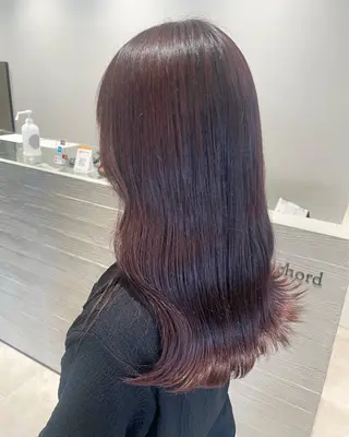 セミロング NEST by chord （ネストバイコード）所属・🤍tomoka 🤍のヘアスタイル