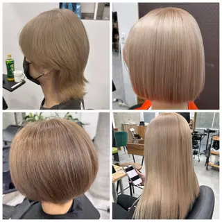 カラー welring所属・Aoba 🫧艶ハイトーン🫧のヘアスタイル