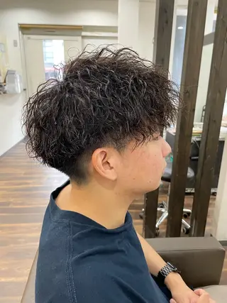 パーマ メンズ Leggu所属・木田 智大のヘアスタイル