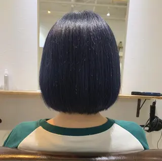 ショート カラー パーマ/透明感カラー /ボブ/吉田一生のヘアスタイル