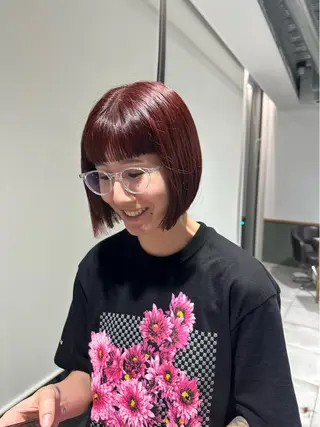 ショート カラー キッズ オトナヘア🌸 harukaのヘアスタイル