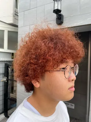 ショート パーマ hair MILE.所属・ゆうだい モデル募集中のヘアスタイル