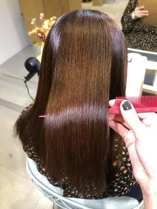 ロング 青木 ありさのヘアスタイル