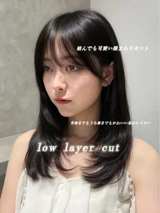 セミロング Euphoria新宿店所属・新宿/透明感カラー 縮毛矯正/SHOKIのヘアスタイル