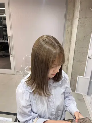 カラー nico所属・KANNA🩵 nico 東心斎橋のヘアスタイル