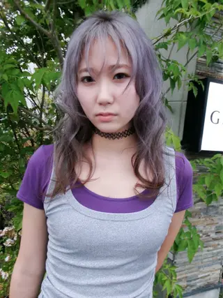 セミロング カラー 太田 妃香/岡崎美容室のヘアスタイル