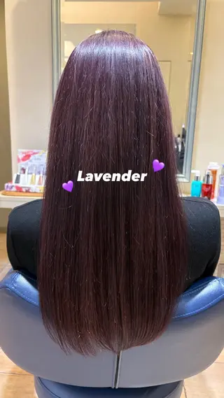 ロング 藤本 早耶のヘアスタイル