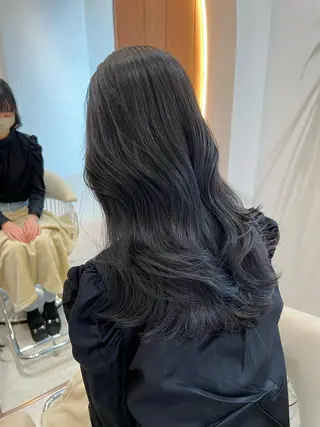 ロング カラー 韓国レイヤー🇰🇷 韓国研修◎渋谷カイトのヘアスタイル