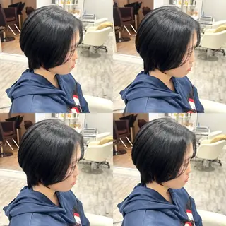 ショート カラー Realme  京都四条烏丸ドゥエby  yk所属・小塚 耀介✂︎ ショートボブ特化のヘアスタイル