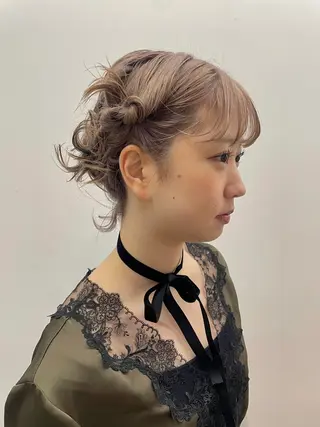 ヘアアレンジ Nico☺︎🎀YU パーマ/ブリーチのヘアスタイル