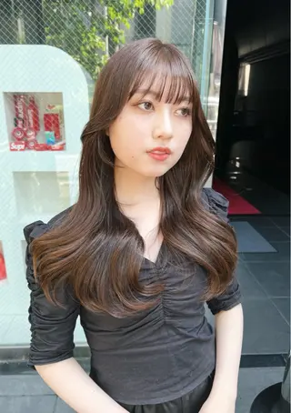 ロング カラー salowin所属・吉ヶ別符 亮祐のヘアスタイル