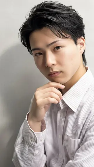 ショート パーマ メンズ 🔮メンズ縮毛矯正 毛流れパーマ💎竹永のヘアスタイル