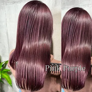 ミディアム mimiiy梅田 中崎町ハイトーンのヘアスタイル