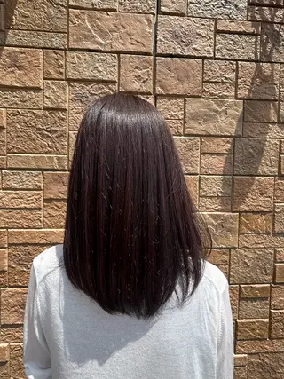 セミロング 上田 美月のヘアスタイル