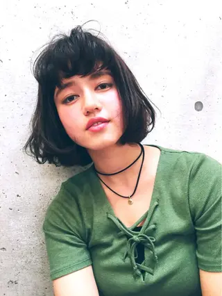 ショート ミディアム やまだ まいのヘアスタイル
