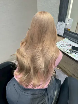 ロング カラー EIGHTyokosuka所属・ハイトーン 🦋🎶LENのヘアスタイル