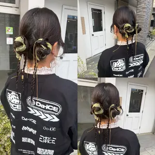 ロング ヘアアレンジ Reve  resort所属・美髪× ヘアセット✨Araiのヘアスタイル