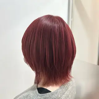 ミディアム カラー あべ ゆうかのヘアスタイル