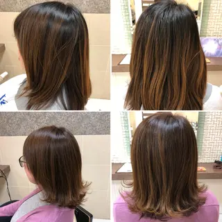 ミディアム 🔥店長 原田🔥 Ash日野店のヘアスタイル