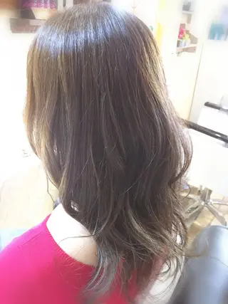 セミロング パーマ 美容歴１８年以上🌈 山口のヘアスタイル