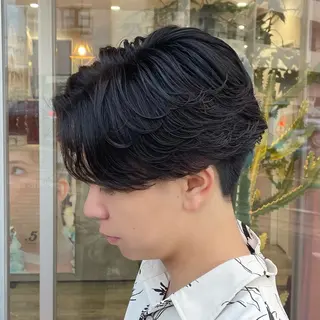 パーマ メンズ 夏向/ハイトーン /パーマのヘアスタイル