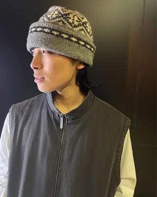 メンズ スパイキーパーマ 柏NO1 藤本葉のヘアスタイル