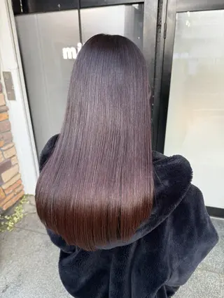 ロング カラー 透明感カラー/パーマ 🌀アオノのヘアスタイル