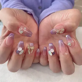 ネイル 💎🐰 saki. m 🐰💎のネイルデザイン