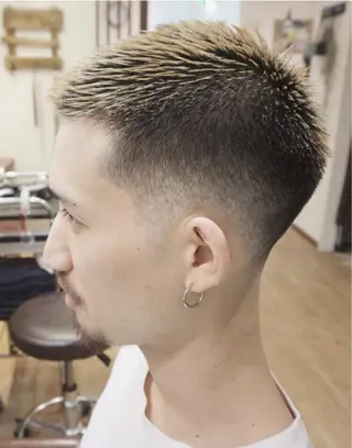 ショート メンズ Ang　山口 莉沙のヘアスタイル