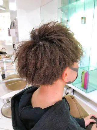 パーマ メンズ 保住 亮太のヘアスタイル