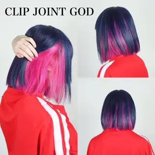 ミディアム カラー 今泉 周のヘアスタイル