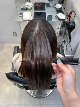 ミディアム an🦋ショートボブ 【蔵前】のヘアスタイル