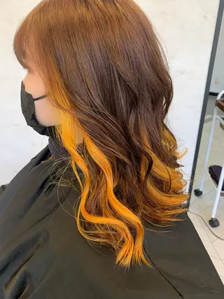 セミロング カラー est hair Ameri 松戸西口店所属・est  店長 ✂︎高橋✂︎のヘアスタイル