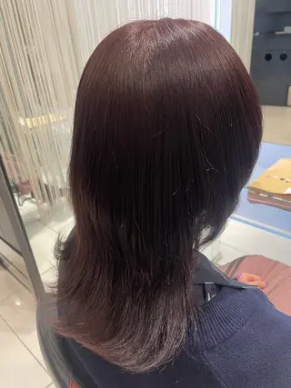 ロング カラー 水谷 亮太のヘアスタイル