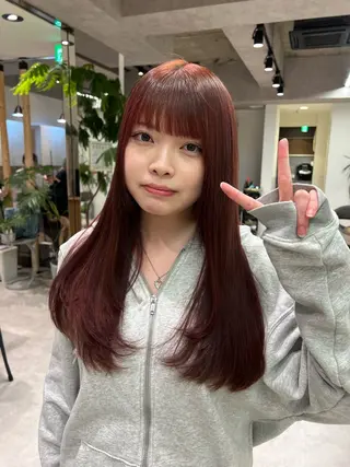 セミロング カラー 🍀お悩み改善憧れの 美髪　小林風雅のヘアスタイル