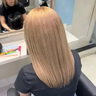 ミディアム カラー 🦋ブリーチ/カラー 専門Aya💖のヘアスタイル