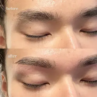 メンズ アイブロウ サキ🎀 /まゆげとまつげのマツエク・マツパデザイン