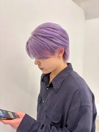 メンズ 渋谷ハイトーン/ まぉまぉのヘアスタイル