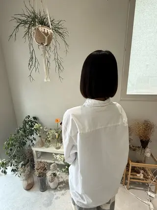 カラー 🎀花屋併設サロン 荘司まゆり🎀‪‪のヘアスタイル